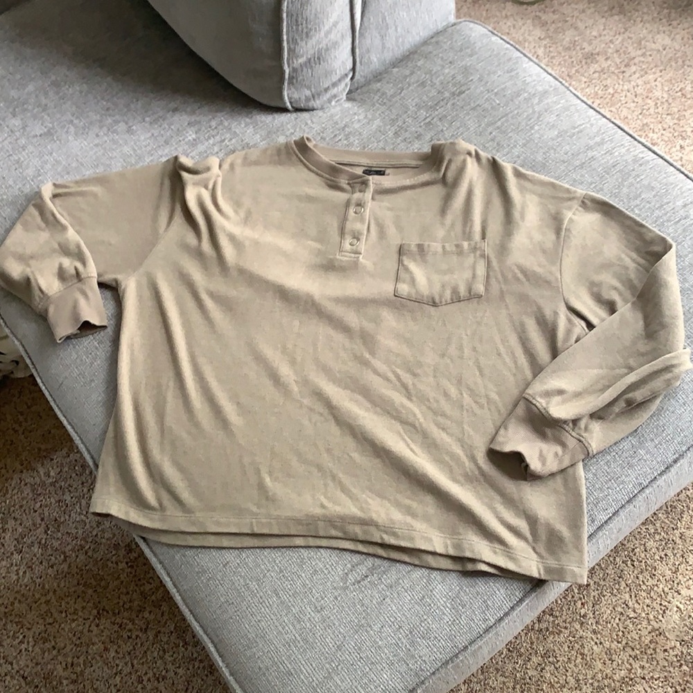 Oversized crew neck